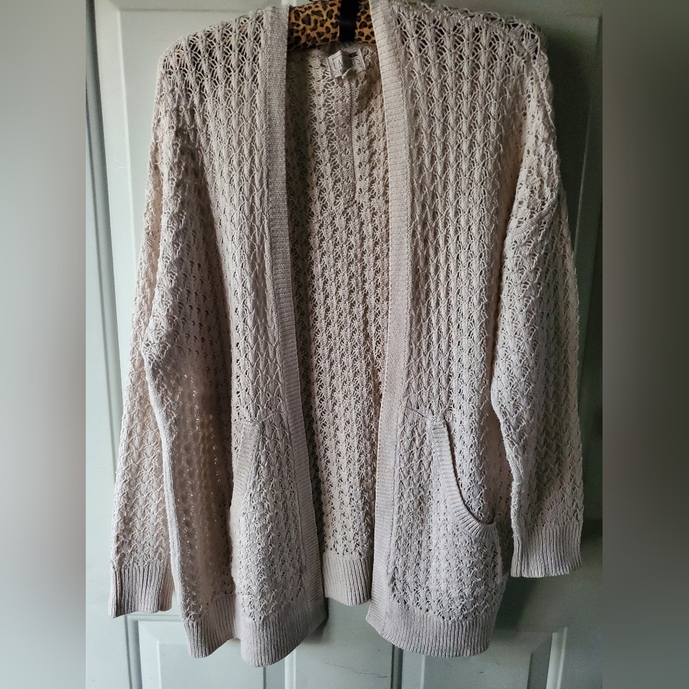 LA Hearts cardigan. Size XS/S. Cream color.
